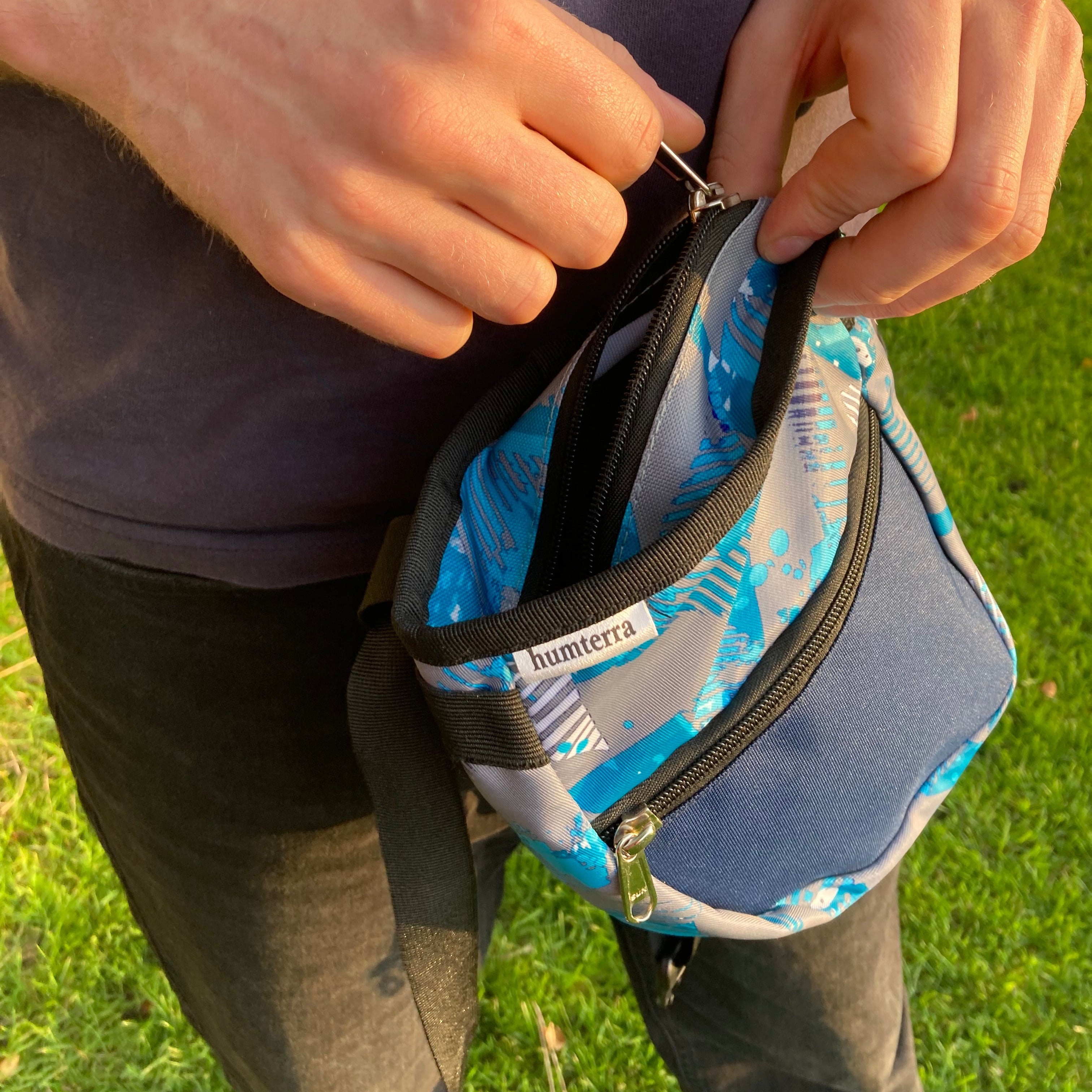 Chalk Bag with zipper for zero chalk spill